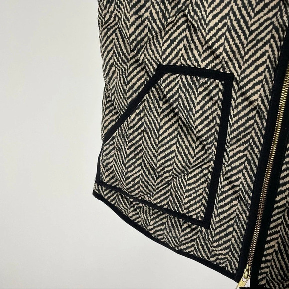 J. Crew Excursion Quilted Down Fill Vest in Herringbone Size Medium - Picture 5 of 9